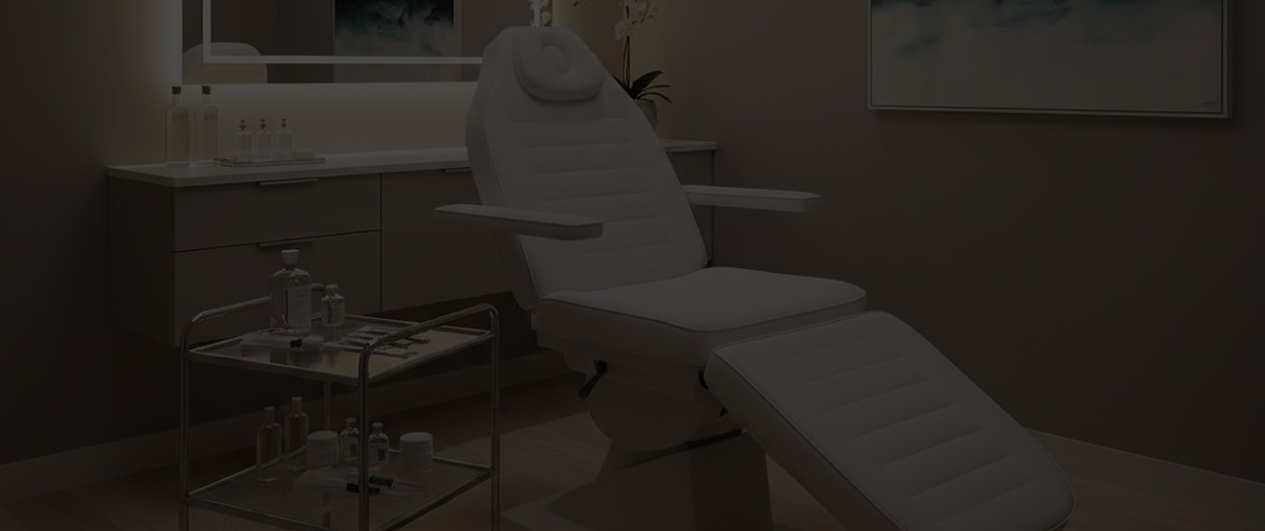 Massage table in a serene setting.